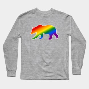 Rainbow Bear LGBTQ Pride Long Sleeve T-Shirt